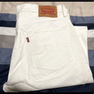 White Levi Jeans